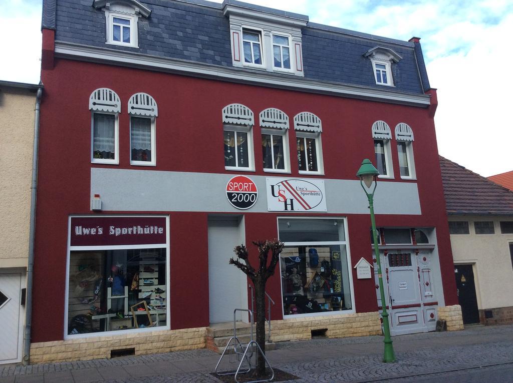 Ferienwohnung Uwe's Sporthütte Thale Exterior foto